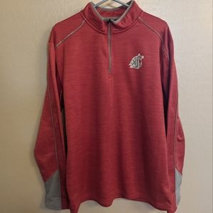 Washington State Cougars Quarter Zip Jacket BARELY USED